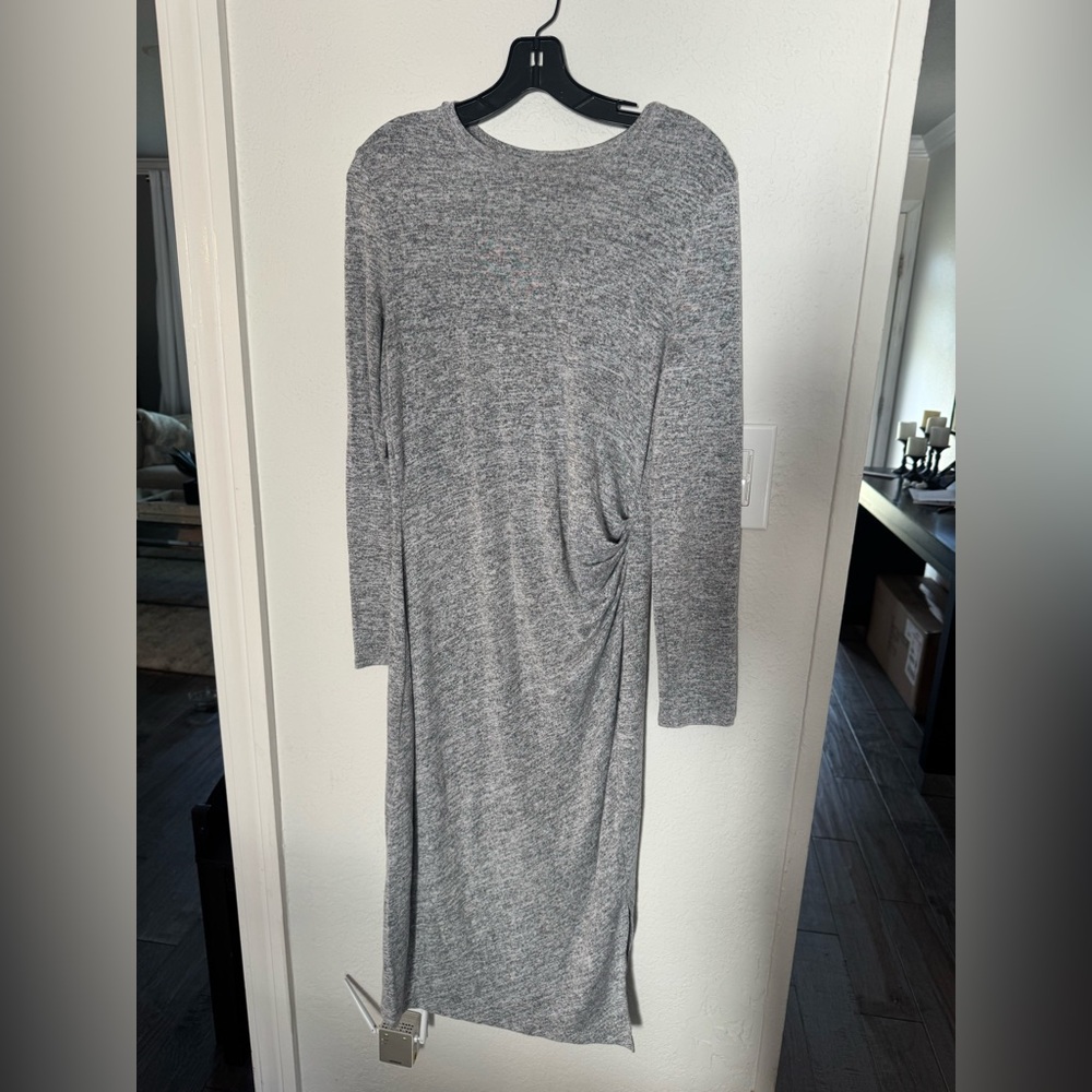 Banana Republic Ultra soft ruched side midi dress, Small